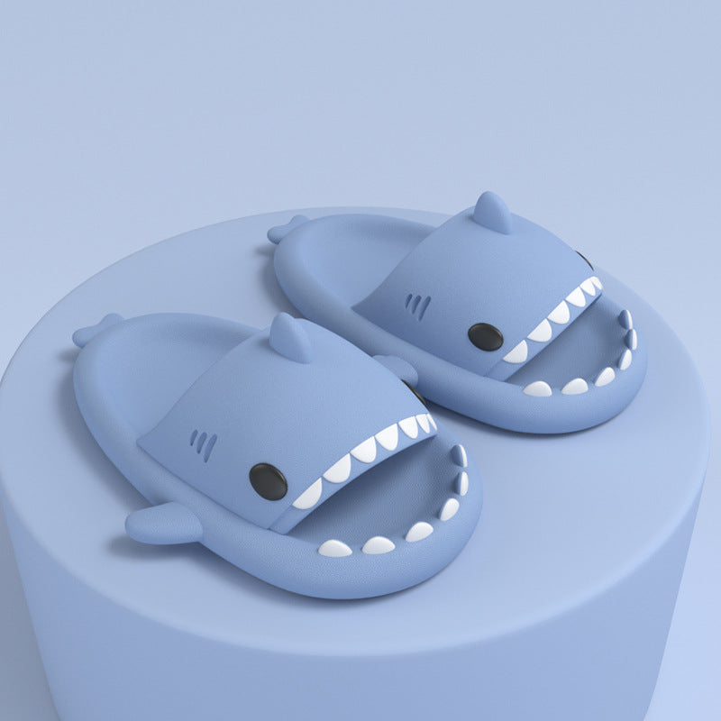 Shark Generation Children's Slippers Summer Boys Cartoon Children Indoor Non-slip Bathing Female Baby Parent-child Sandals