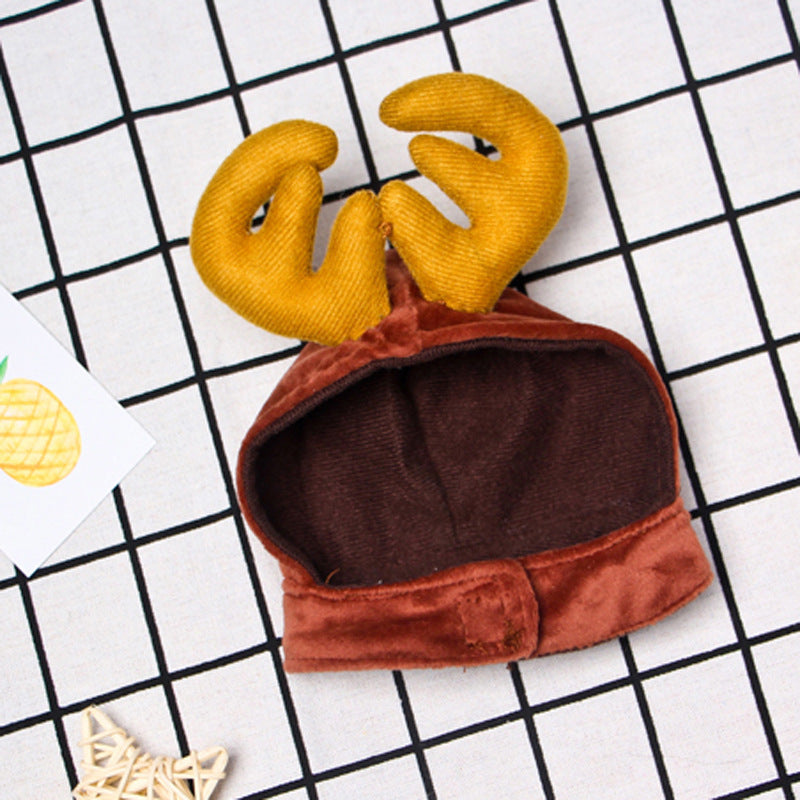 Cross-border cat headband hat scarf dog clothes cat cape headdress cloak Christmas funny pet supplies