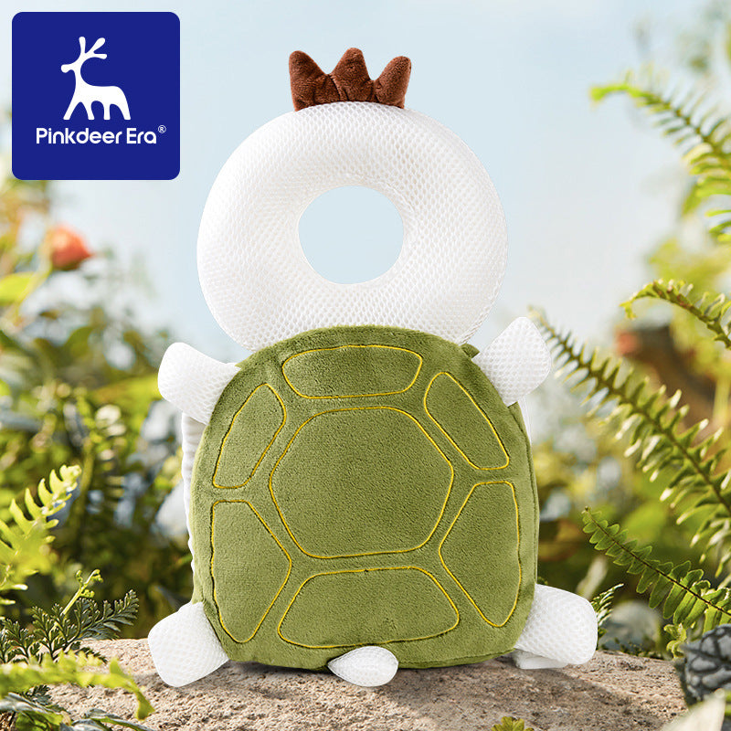 Amazon hot-selling anti-fall pillow baby head pillow butterfly summer animal breathable toddler walking baby head protection