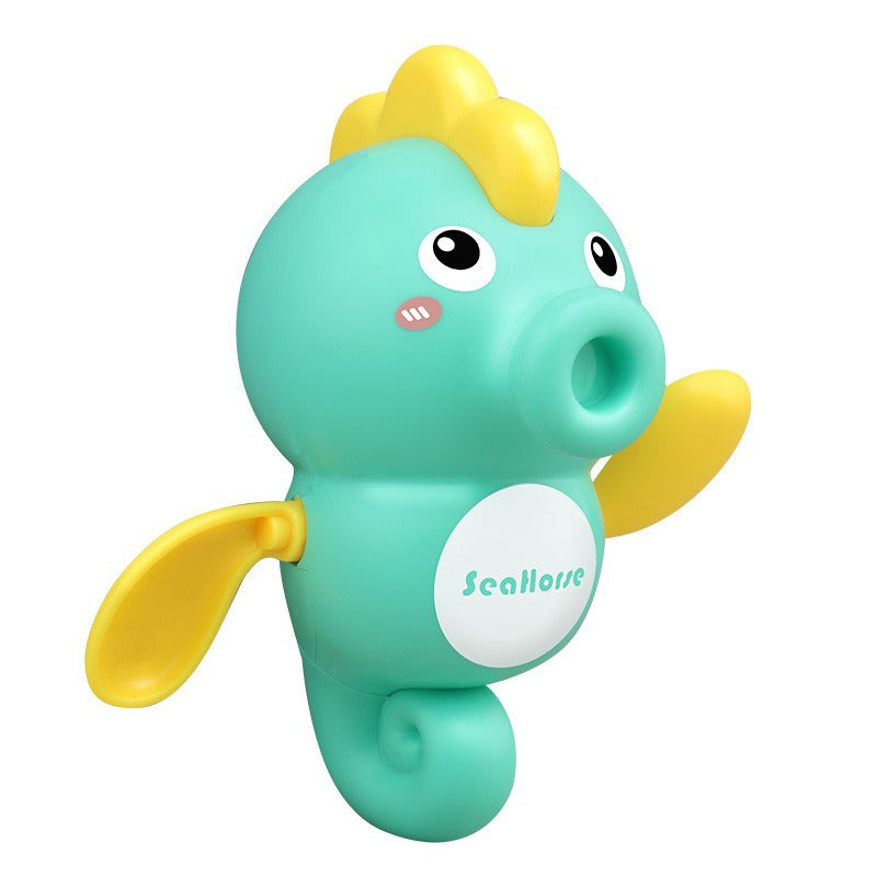 Douyin hot selling children's bathroom water swimming little penguin crab chain cool swim baby bath water toys