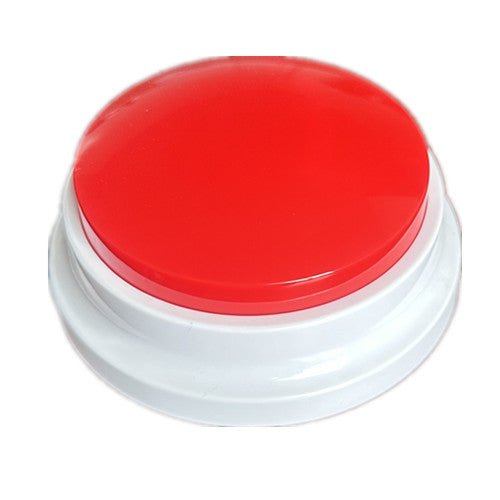 Dog communication button pet button interactive sounder communication voice recording toy