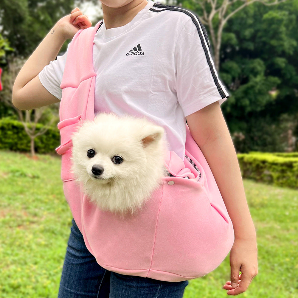 Cross-border cat pet backpack new autumn and winter shoulder bag messenger bag cat bag dog outing bag dog supplies Bichon