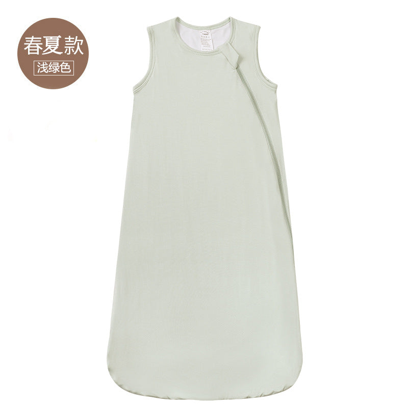 Children's clothing wholesale bamboo fiber baby sleeping bag infant spring autumn summer autumn winter baby newborn constant temperature anti-kicking quilt