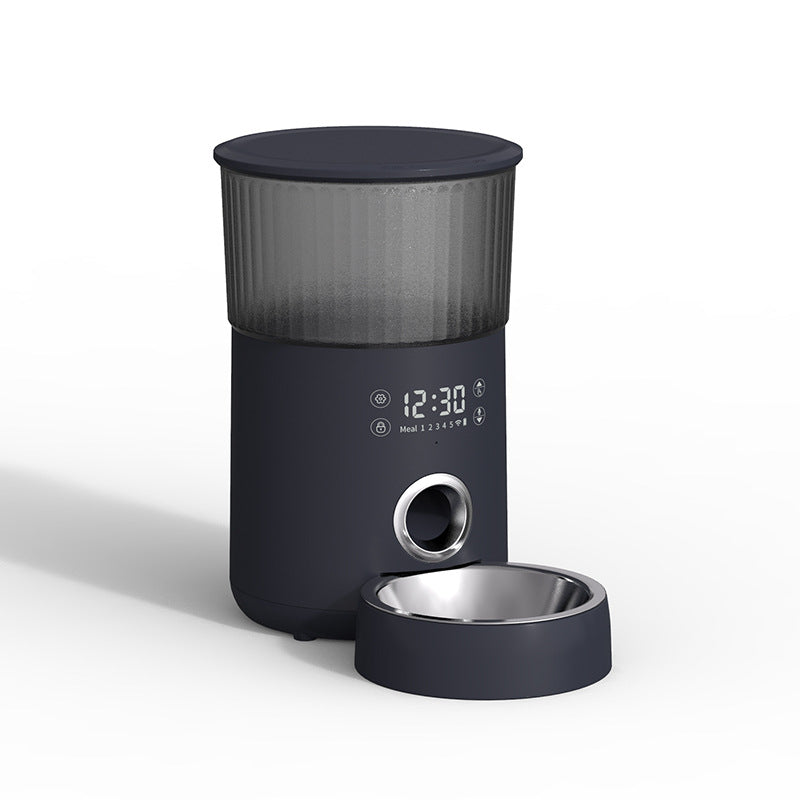 Amazon's new 4L pet smart button feeder timing quantitative dog cat automatic feeder