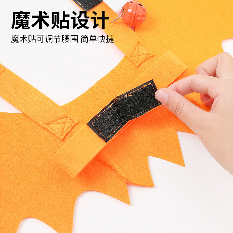 Cross-border cat clothes Halloween dog costumes pet clothes bat wings bell style transformation clothes