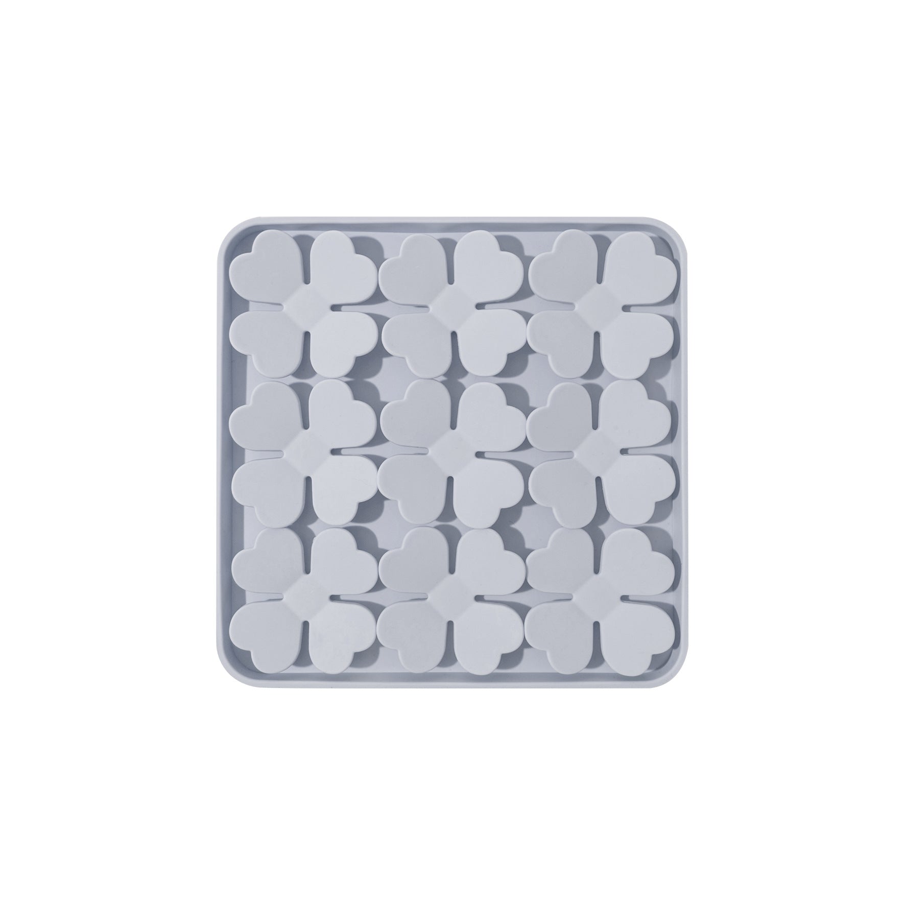 Dog slow food bowl food grade silicone licking pad licking plate pet cat educational leaking food hiding toy with suction cup