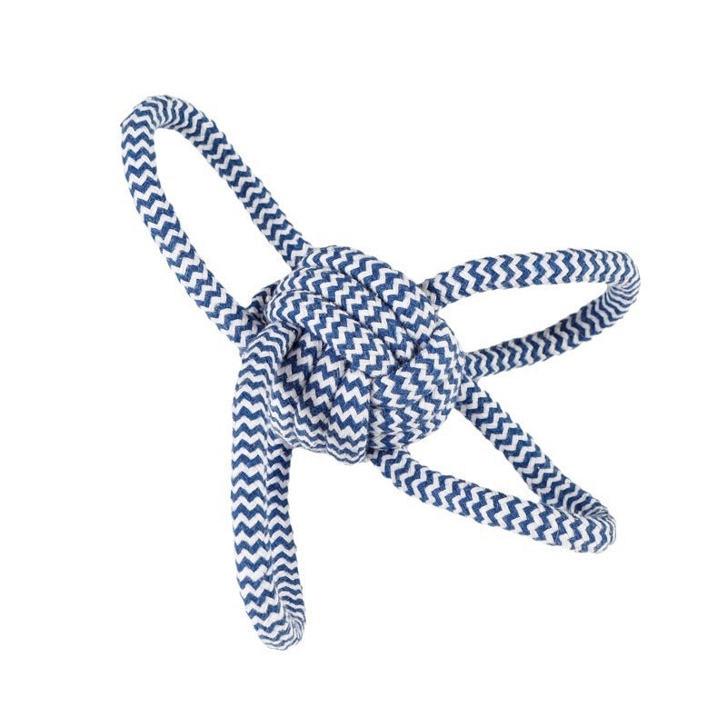 Pet Toy Dog Knot Toy Animal Shape Teeth Gnawing Rope Pomeranian Interactive Pull Tug of War Dog Toy