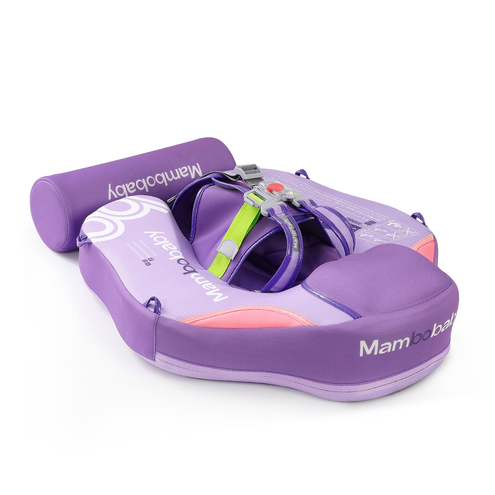 Manbao Inflatable swimming ring new children's pvc film plastic-sealed solid liner lying ring baby awning swimming ring