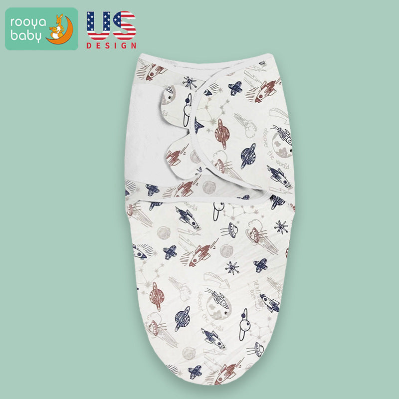 Sleeping bag baby summer pure cotton infant anti-kick is anti-shock baby sleeping bag bag newborn factory spot