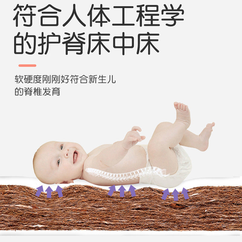 Portable baby crib mid-bed anti-pressure multifunctional movable baby newborn bb game safety bed breathable
