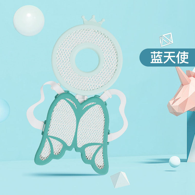 Baby anti-fall head protection pad baby head protection hat summer children's anti-fall pillow breathable 3D factory direct sales