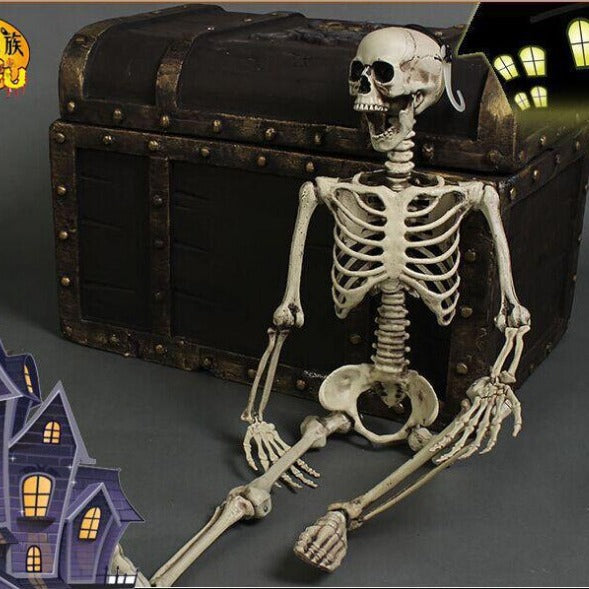 Cross-border Halloween haunted house props human skeleton mummy skeleton skeleton skeleton secret room skeleton bone decoration