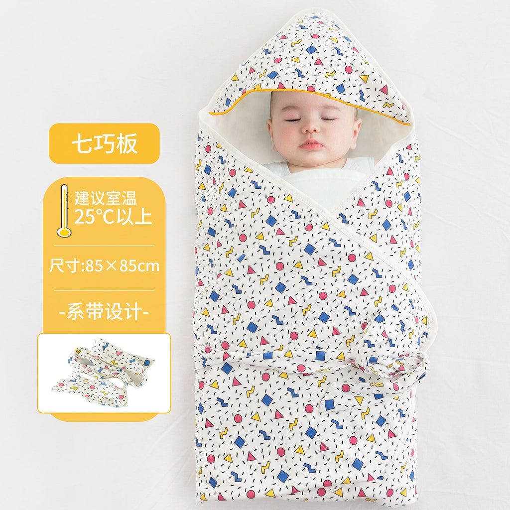 Baby blanket A pure cotton newborn blanket summer thin newborn baby blanket single anti-startle swaddle cover
