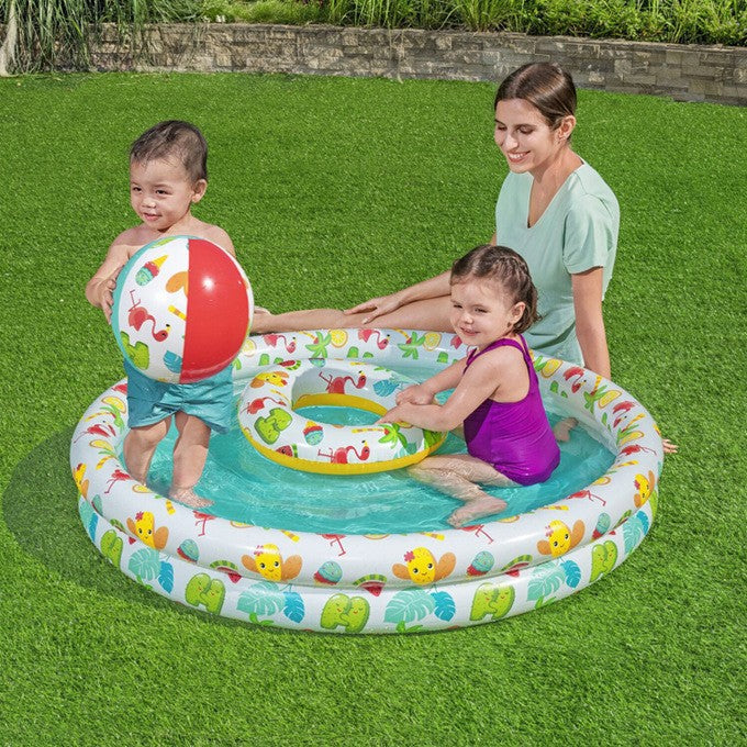 INTEX thickened swimming pool fishing pool inflatable ball pool baby paddling pool swimming pool home with slide swimming pool