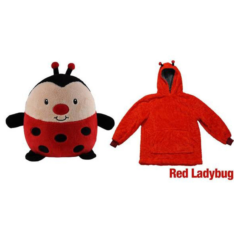 Cute doll home clothes children's pajamas hugler pets pet shape storage clothes comfortable folding warm