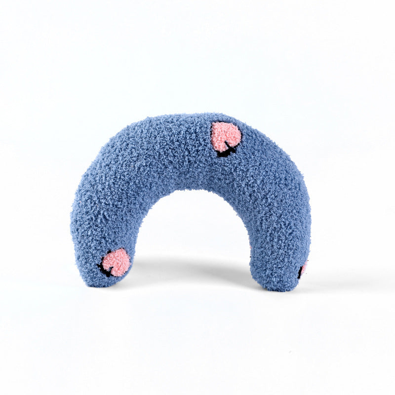 Cat Toy Pillow U-shaped Dog Cervical Deep Sleep Pet Pillow Puppy Cat Pillow Pet Supplies