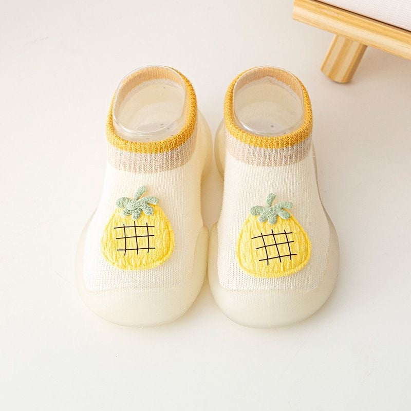Baby learning shoes non-slip soft sole baby shoes breathable mesh socks shoes one-step boys and girls shoes spring and summer 1 year old