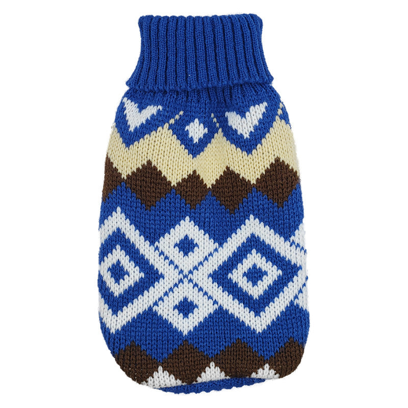 Pet sweater manufacturers in stock Autumn and winter cat and dog clothes Cat and dog sweaters knitted sweaters foreign trade sweaters