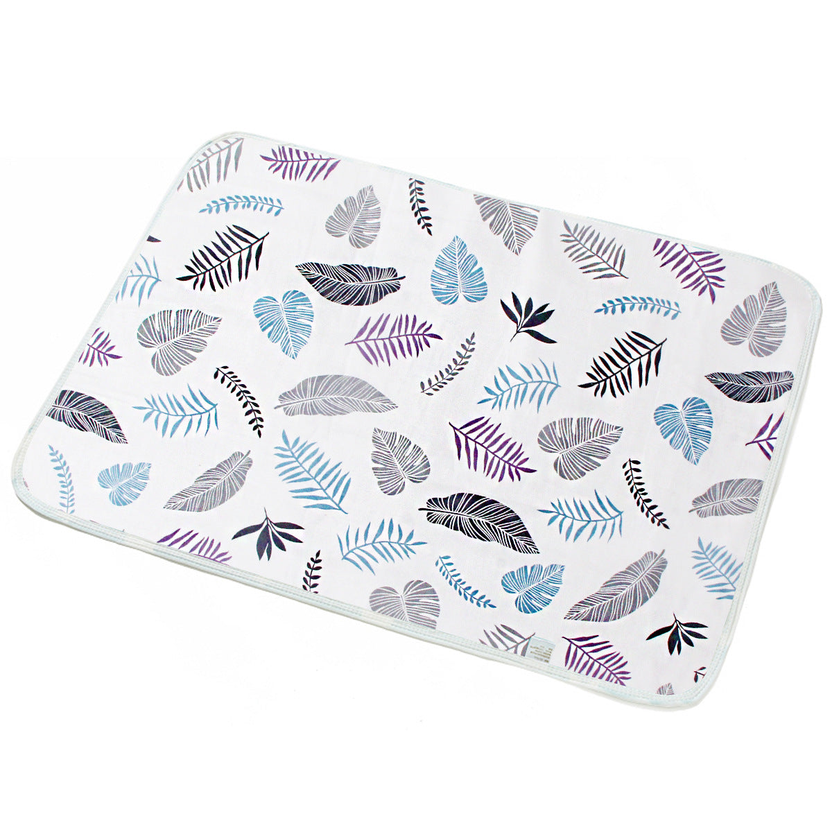 Newborn baby stroller three-layer diaper pad baby cartoon cotton breathable waterproof pad anti-slip pet pad 35*45cm