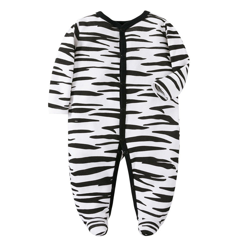 Manufacturers wholesale baby jumpsuits with feet and rompers for newborns jumpsuits with farts romper spring and autumn pajamas baby clothes