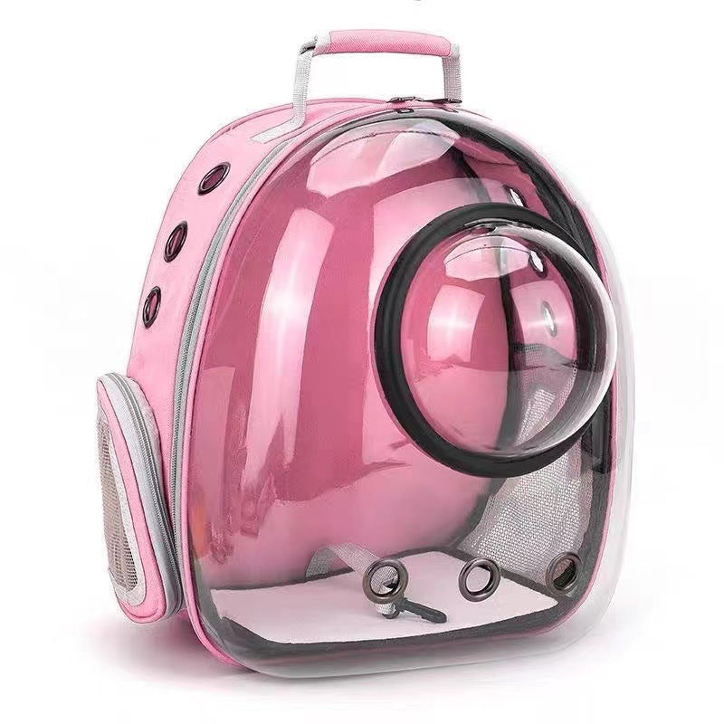 Pet bag transparent portable space capsule large capacity panoramic pet supplies travel outdoor backpack cat bag
