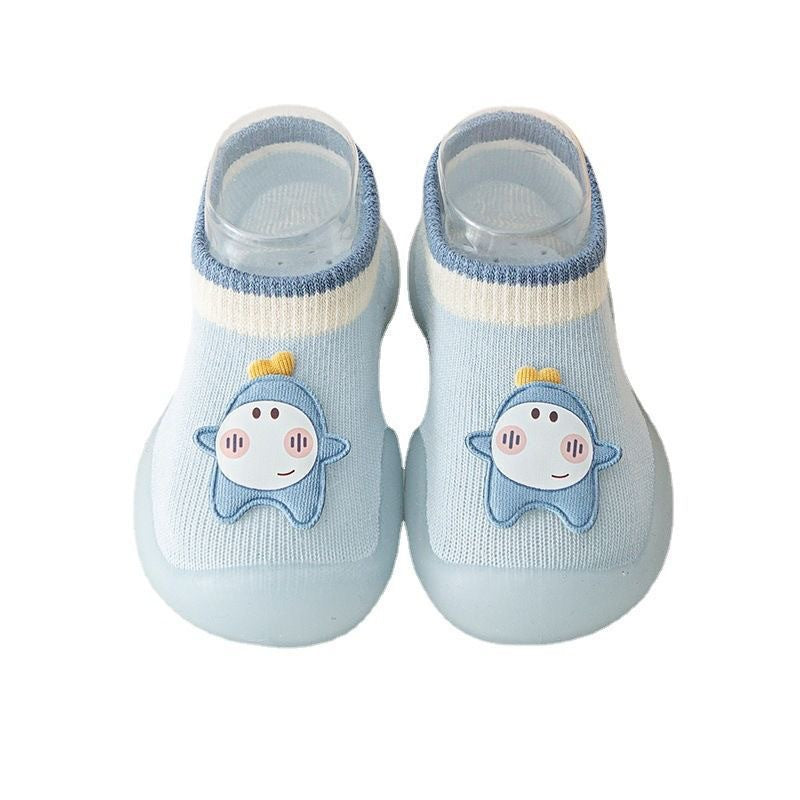 Baby learning shoes non-slip soft sole baby shoes breathable mesh socks shoes one-step boys and girls shoes spring and summer 1 year old
