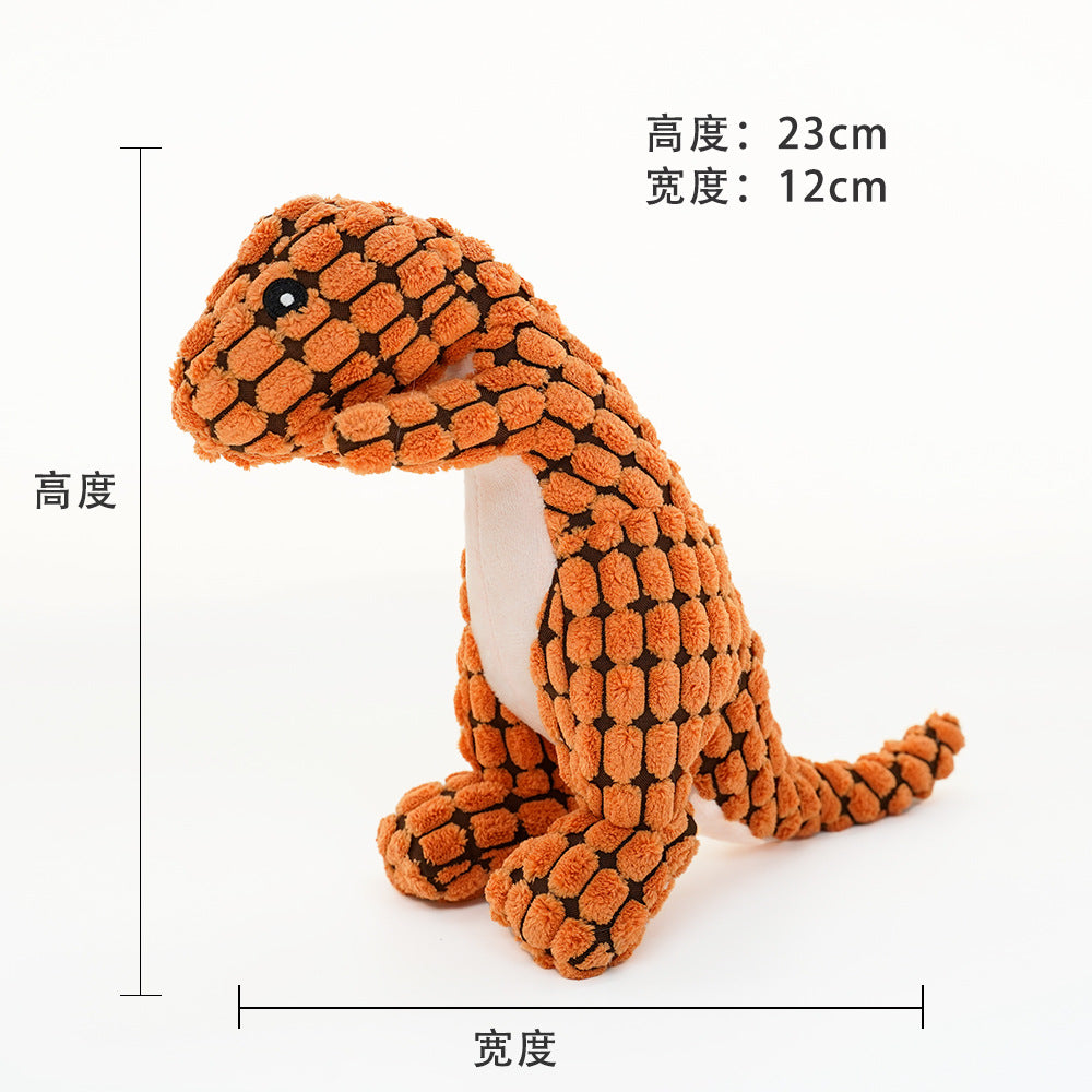 Pet plush sound toy corn velvet multiple colors optional teeth grinding and biting resistant dog and cat supplies manufacturers wholesale