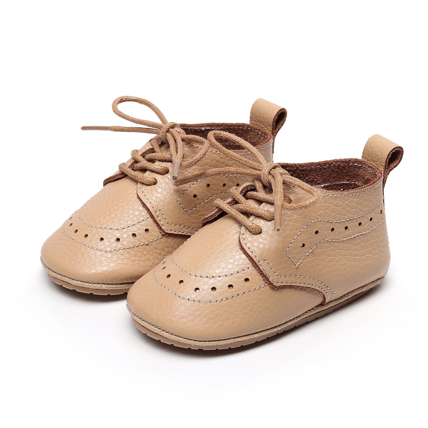 British style suede cowhide single shoes baby baby toddler shoes children's shoes 2022 one drop