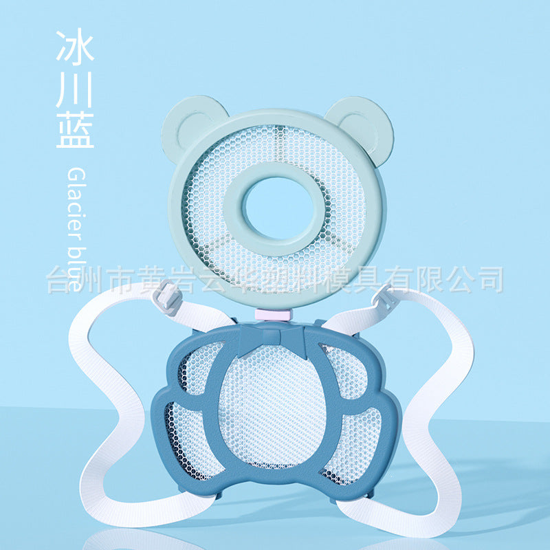Baby anti-fall head protection pad baby head protection hat summer children's anti-fall pillow breathable 3D factory direct sales