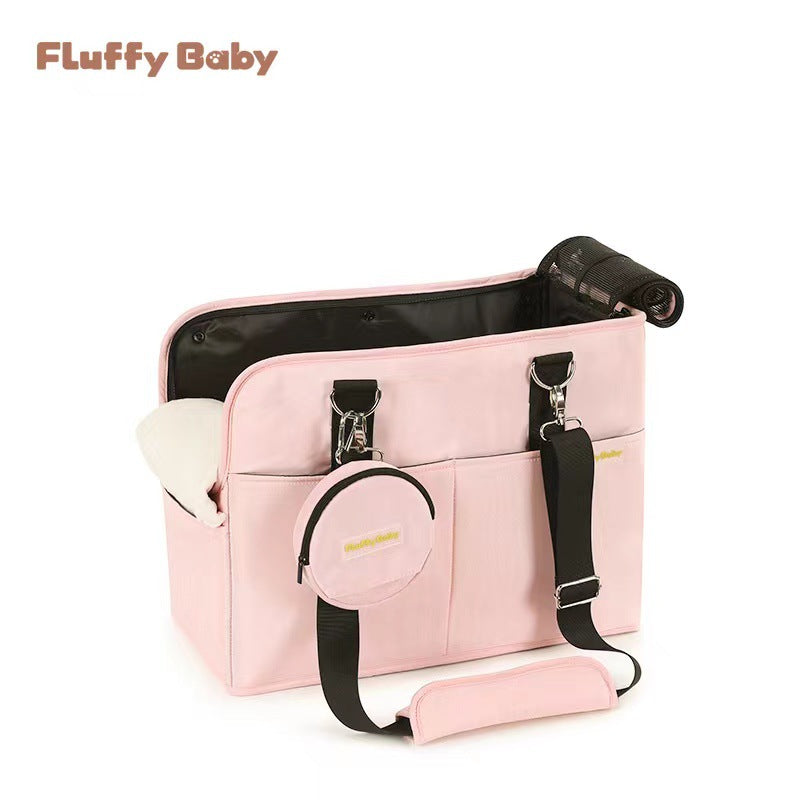 Large Capacity Pet Bag Cat Bag Dog Bag Car Pet Bag Single Shoulder Dog Bag Messenger Pet Bag Handheld Cat Bag