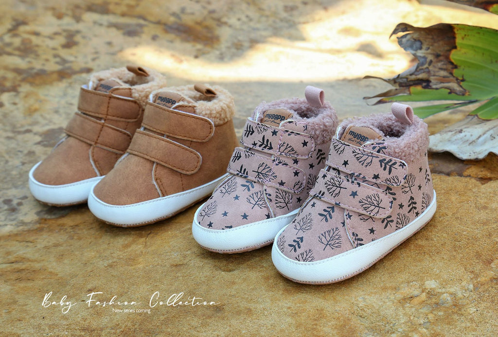 High top autumn and winter baby shoes baby shoes toddler shoes warm shoes M2035