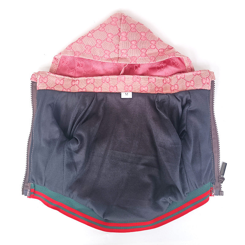 Cross-border Amazon foreign trade puppy dog clothes spot wholesale pet clothing jacket zipper shirt four seasons double layer