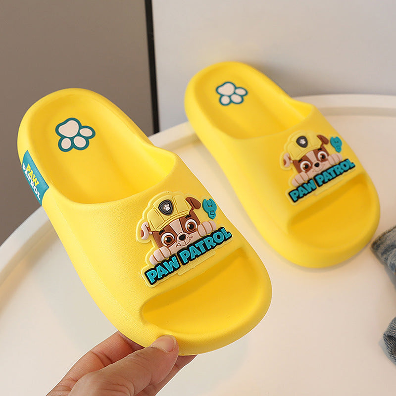2022 New Slippers for Children Slippers Boys Summer Baby Girls Home Indoor Non-slip Sandals Bark Team