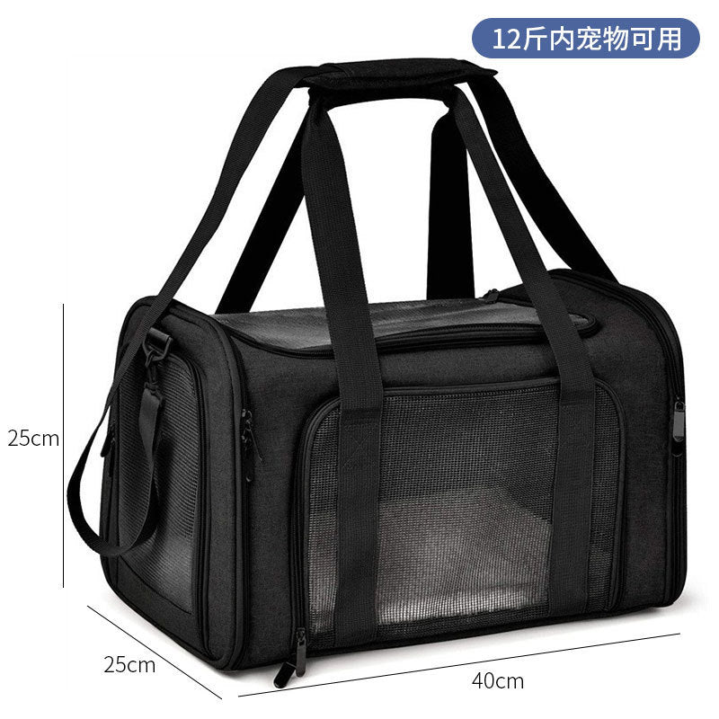 Spot pet bag portable breathable car cat bag hand-held foldable pet box multifunctional dog bag cross-border