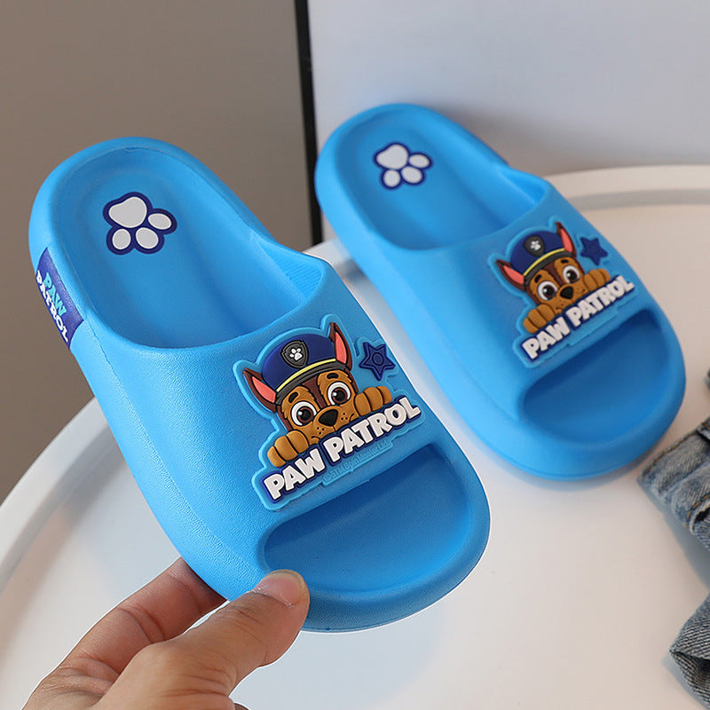 2022 New Slippers for Children Slippers Boys Summer Baby Girls Home Indoor Non-slip Sandals Bark Team