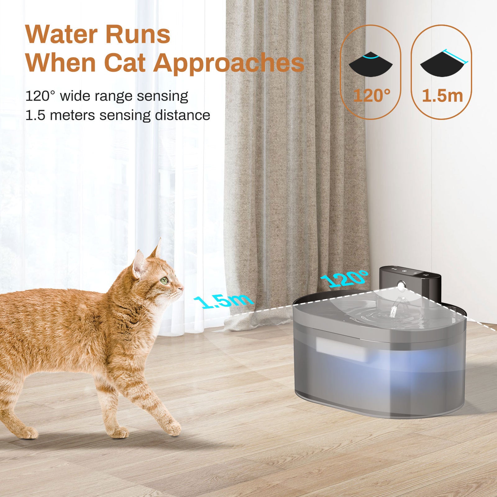 Cross-border cat drinking fountain rechargeable wireless non-plug-in circulating water pet automatic water feeder dog drinking water bowl