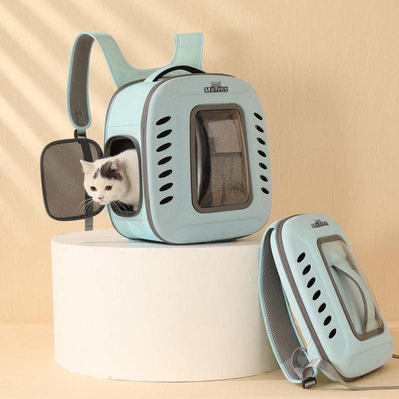 Cat Bag, Pet Bag, Portable Backpack for Going Out, Bus Depot, Cat Supplies, Pet Back Dog Bag, Large Capacity Wholesale