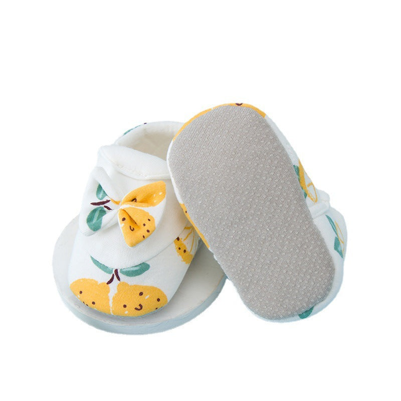 One-year-old baby girl toddler shoes spring and autumn soft sole baby shoes 6-12 months cute girl princess shoes