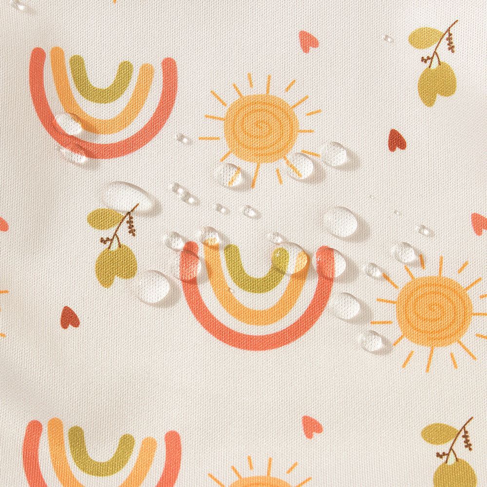 Cross-border printed storage bag for going out baby diaper storage bag ins style stroller hanging bag large capacity wetbag