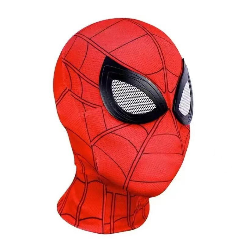 Spider-Man headgear electric blinking luminous mask Miles Halloween cos boy headgear gift toy