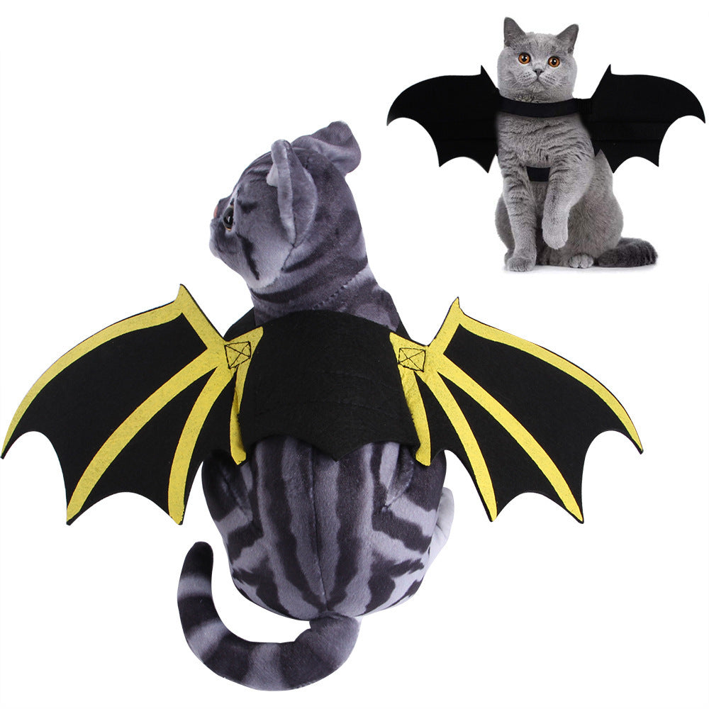 Cat clothes funny decoration clothing personality bat wings small pet dog bat transformation clothing cross-border