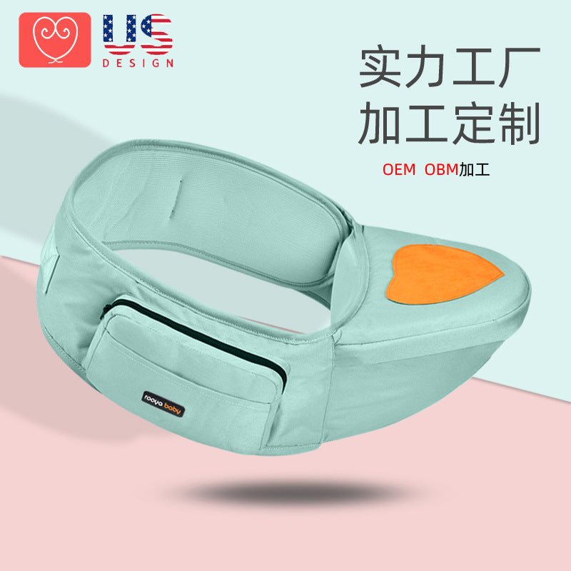 Cross-border baby waist stool multifunctional stool child holding baby artifact front and back dual-use lightweight four-season baby carrier