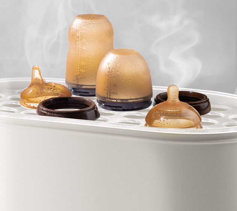 Baby weaning bottle for newborn baby liquid silicone with handle straw simulated breast milk real feel super soft cross-border