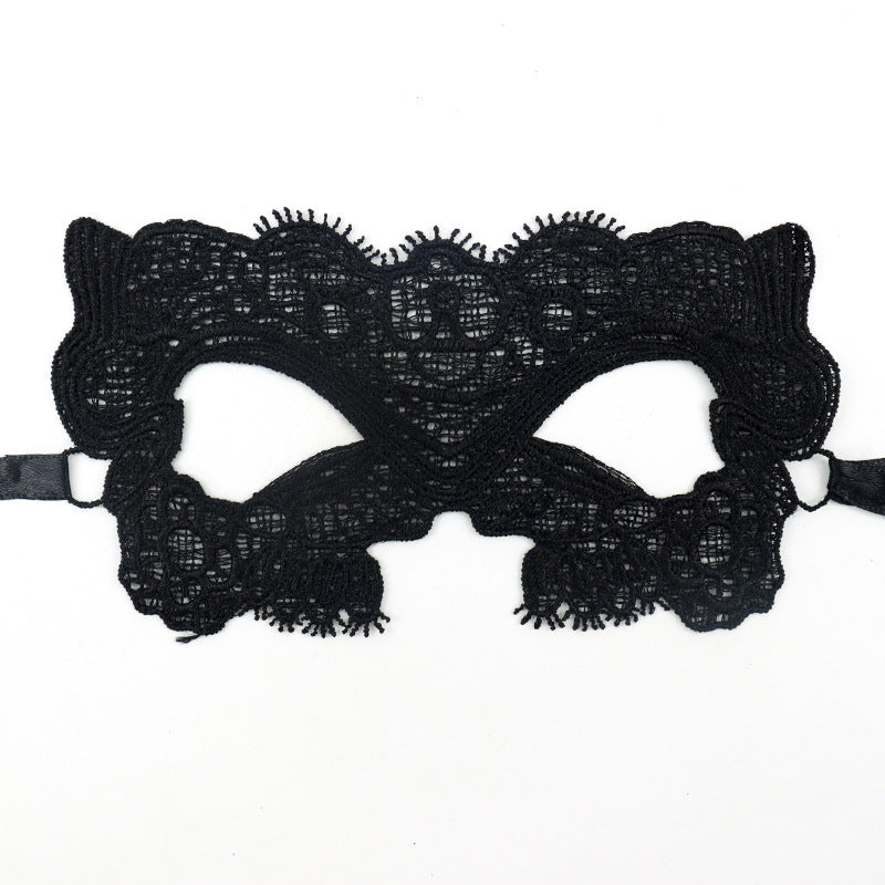 Cross-border exclusive masquerade party lace mask Christmas Halloween fun unshaped eye mask supplies