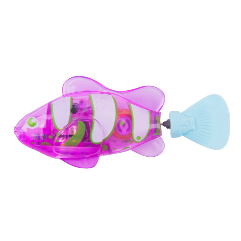 Hot sale electric fish swimming electronic pet fish simulation magic machine induction fish playing in water bathing toy fish