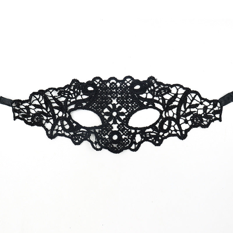 Cross-border exclusive masquerade party lace mask Christmas Halloween fun unshaped eye mask supplies