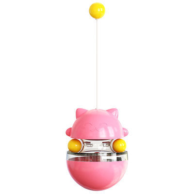 Pet supplies Amazon cat turntable teasing cat stick toy swing tumbler leaking food ball self-healing slow food device