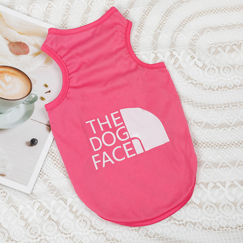 Factory direct sales pet clothes summer Pomeranian Bichon Teddy all-polyester thin vest breathable cool dog clothing