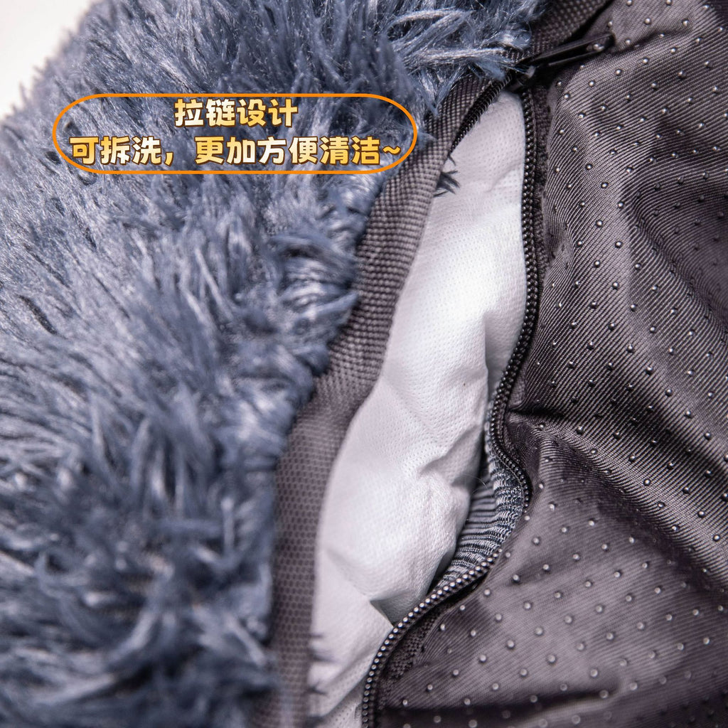 Factory direct supply pet supplies square plush dog bed cat bed wholesale winter thick warm car pet mat