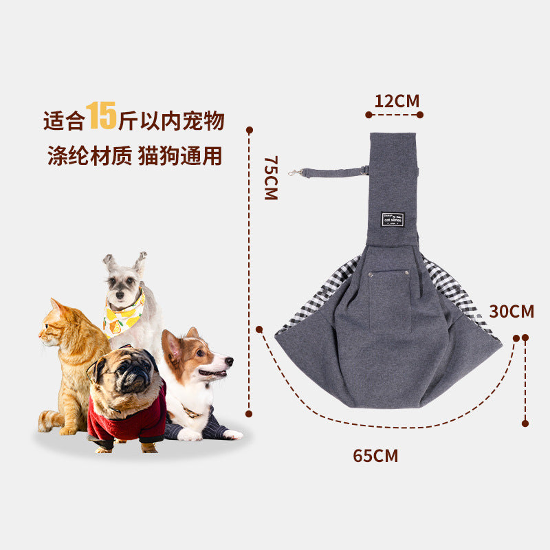 Cross-border wholesale pet messenger bag cat bag dog travel bag portable pet backpack new pet shoulder bag